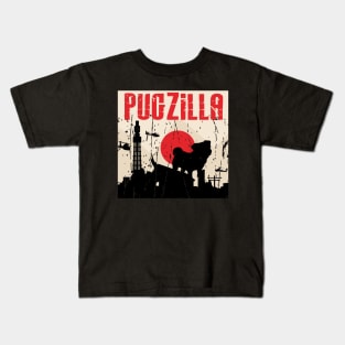 Pugzilla Pug Kids T-Shirt